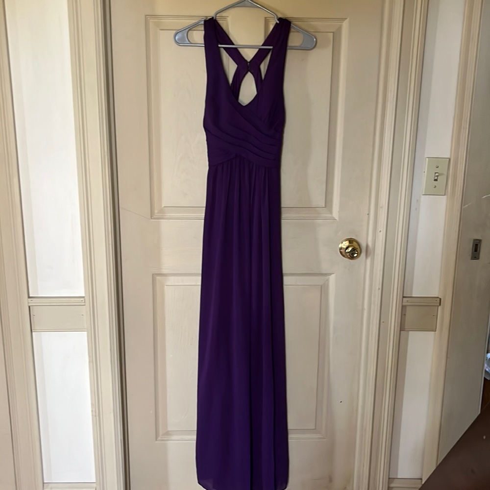 Purple Chiffon Dress